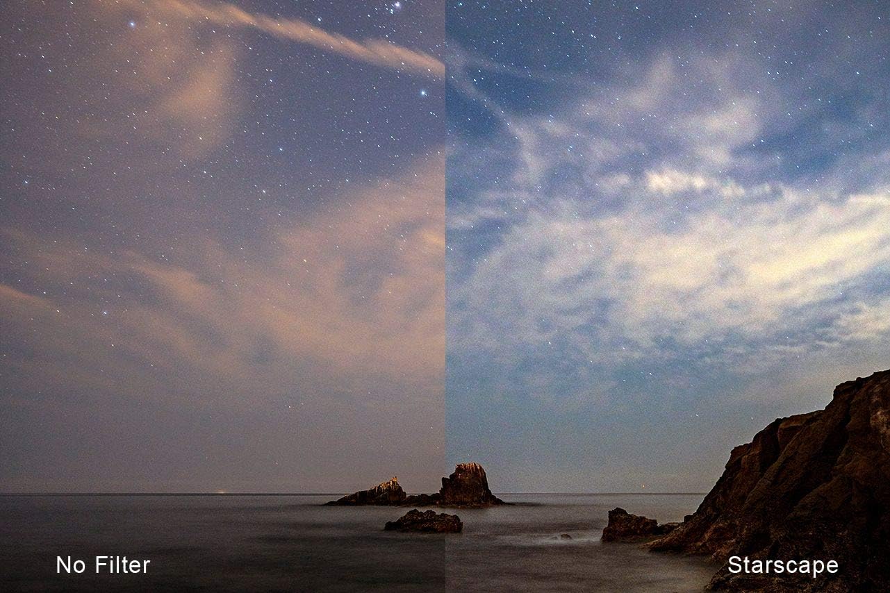 Hoya RA54 Red Enhancer 82mm Filter Starscape