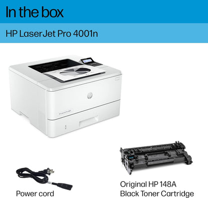 HP 4001n LaserJet Pro Black & White Printer