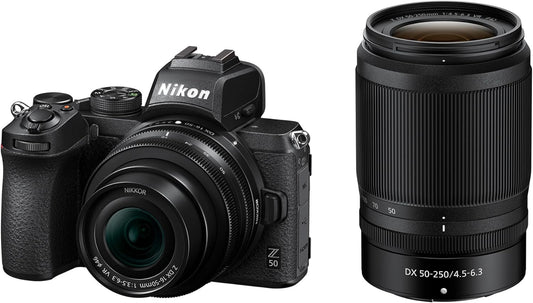 Nikon Z 50 - Mirrorless Camera with Two Lenses