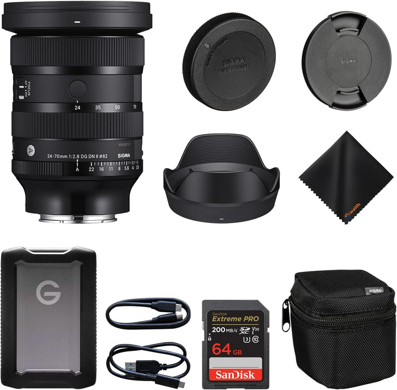 Sigma SIG57A965-KIT2 24-70mm f/2.8 Sony E Lens Bundle — main product image