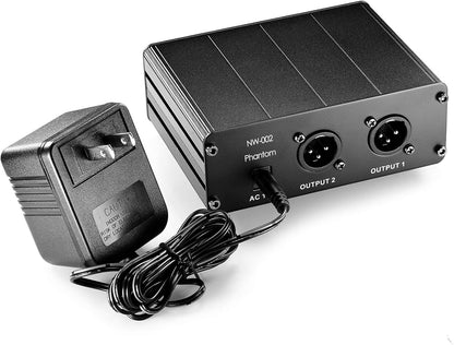 Neewer 40087548 2-Channel 48V Phantom Power Supply