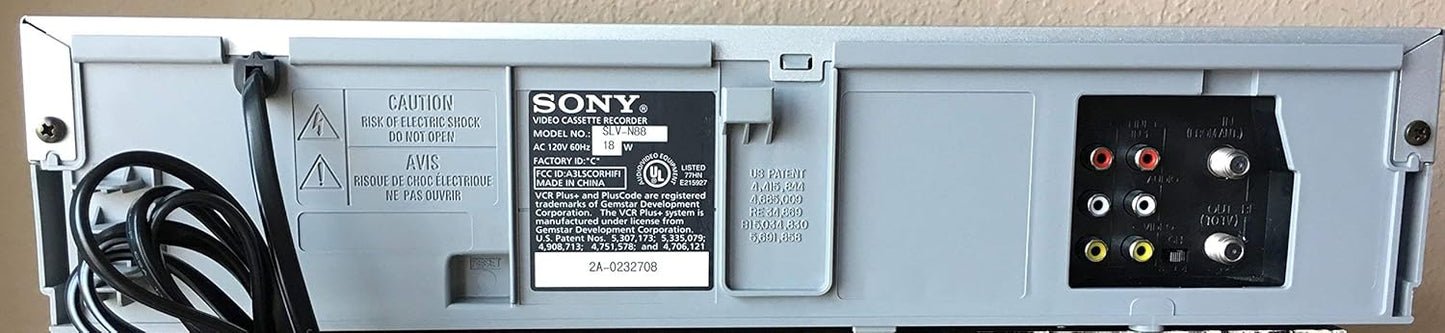Sony SLVN88 4-Head Hi-Fi VCR Stereo Player