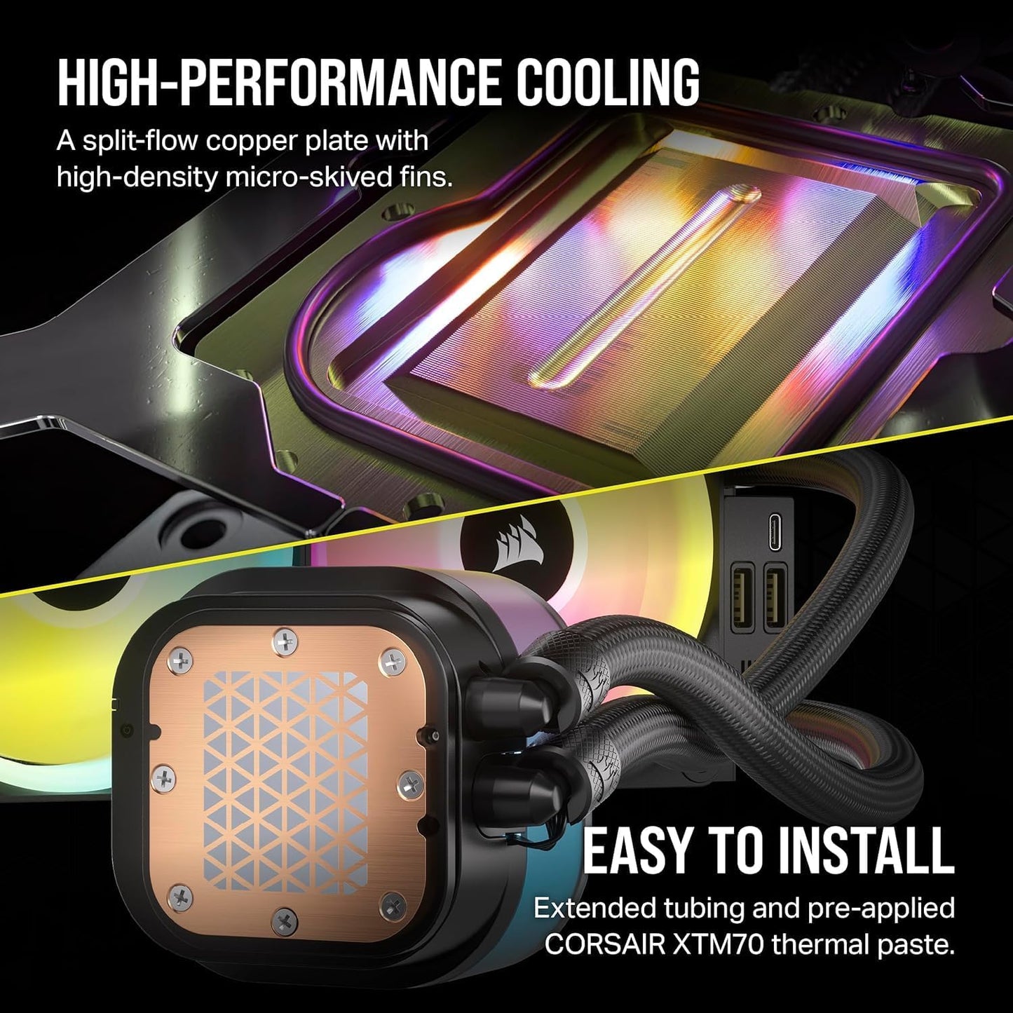 Corsair CW-9061003-WW iCUE Link H150i RGB CPU Cooler