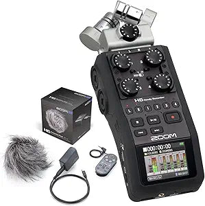 Zoom H6-COMBO-AMZ-3 6-Track Handy Recorder Bundle
