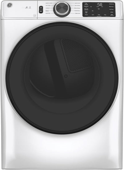 GE GFD55ESSNWW 28" Front Load Electric Dryer