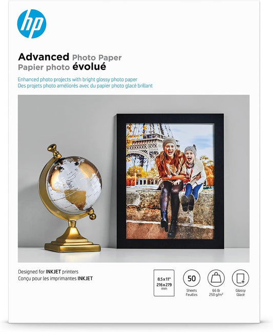 HP Q7853A Advanced Glossy Photo Paper 8.5x11