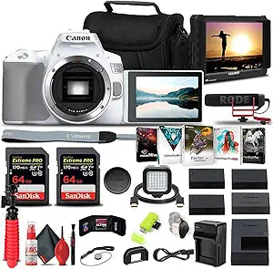 Canon 3457C001 EOS 250D / Rebel SL3 DSLR Camera Bundle