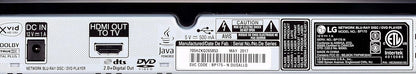 LG BP175 Blu-Ray DVD Player HDMI Bundle