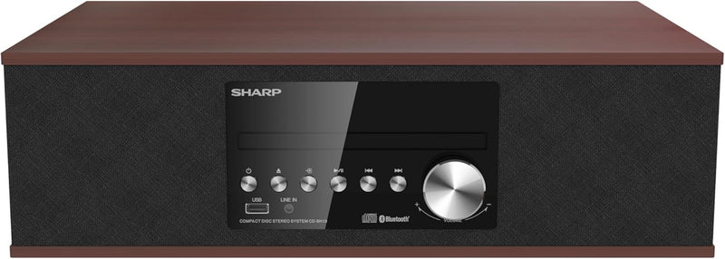 Sharp CD-BH10 Retro Bluetooth Micro Component System — main product image