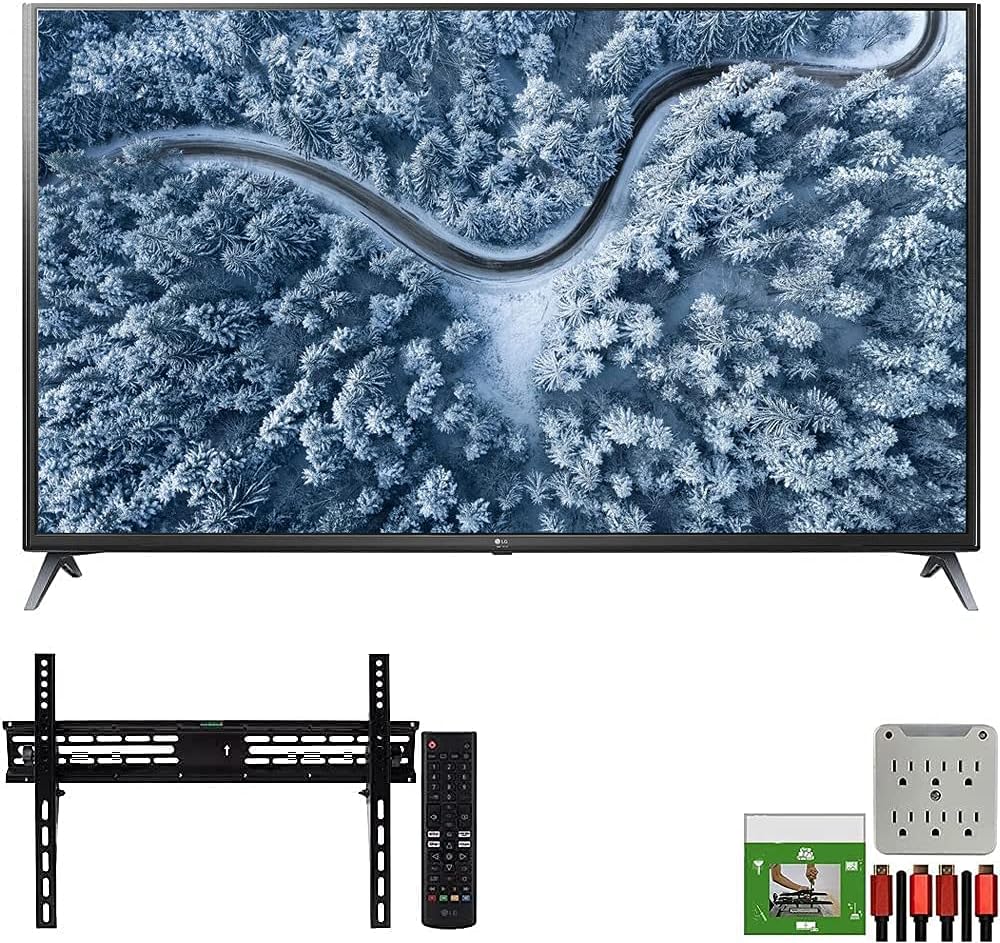 LG E23LG55UP7000PUA 55" 4K UHD Smart TV Bundle