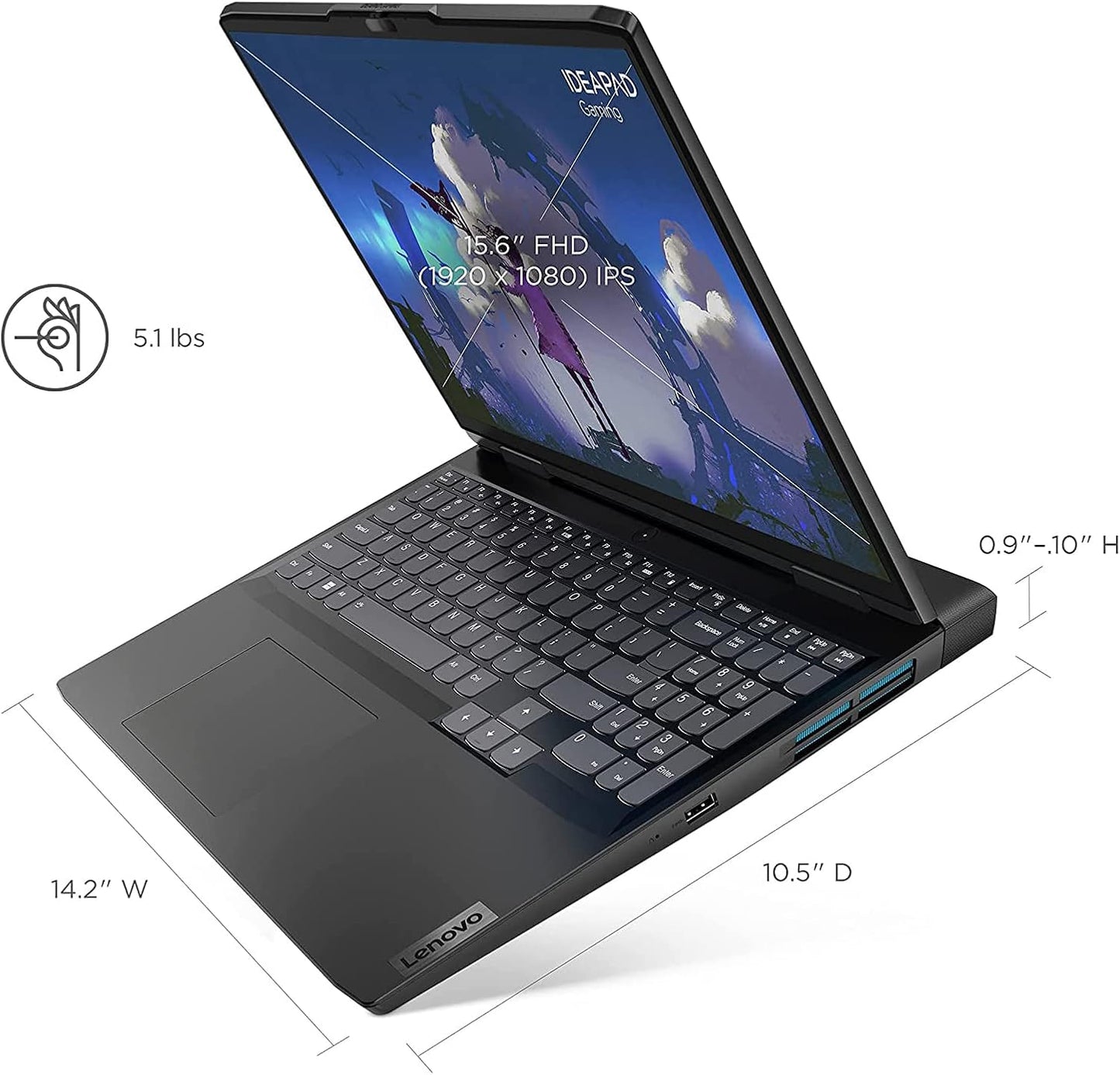 Lenovo Intel Core i7-12700H Ideapad 3i Gaming Laptop