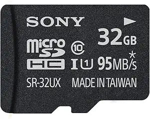 Sony SR32UXA/TQ 32GB High Speed Micro SDHC Card