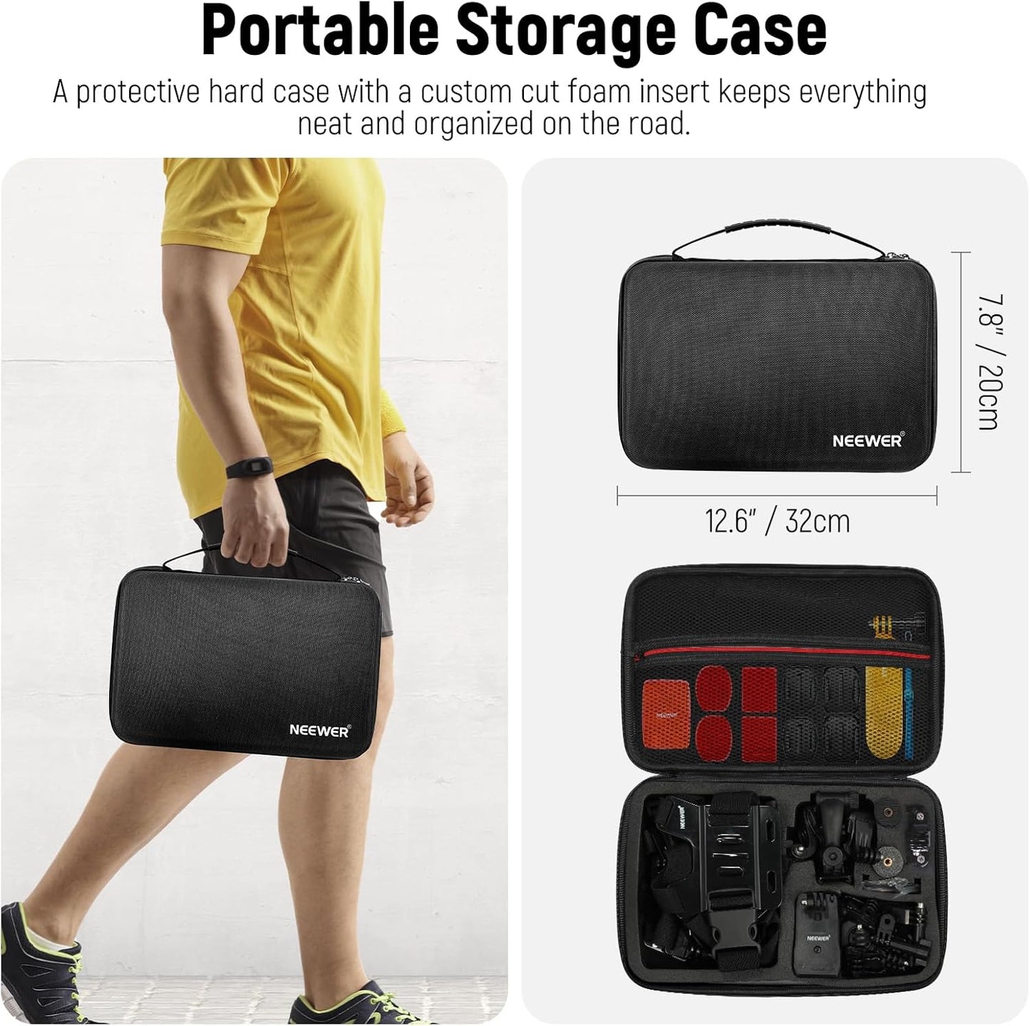 Neewer 10101705 Action Camera Accessory Kit 50-in-1