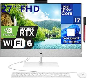 HP 27 i7-13700T RTX 3050 All-in-One Desktop — main product image