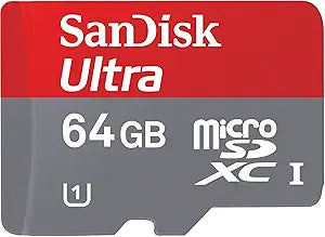 SanDisk SDSDQUI-064G-U46 Ultra 64GB MicroSDXC Flash Memory Card — main product image