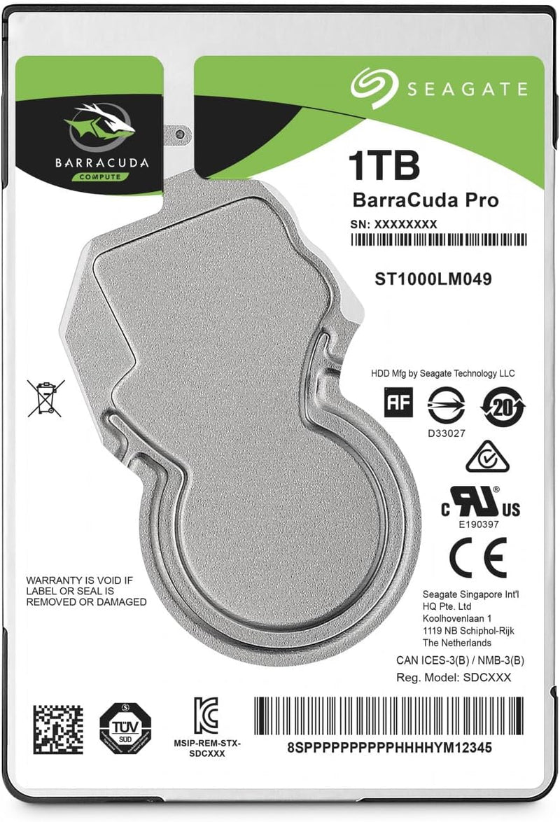 Seagate ST1000LM049 Barracuda Pro: 1TB 7200RPM 2.5