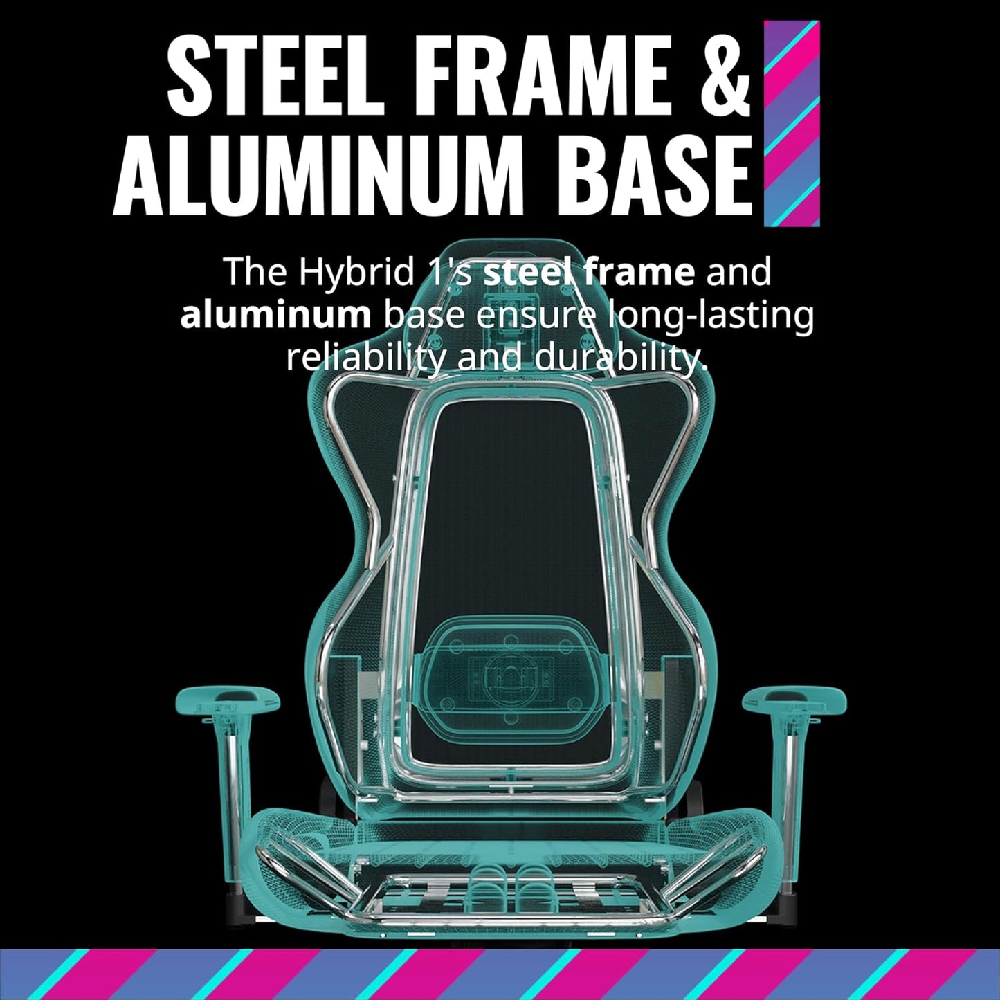 Cooler Master CMI-GCHYB1-BK Hybrid 1 Ergonomic Gaming Chair