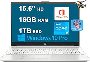HP HP Laptop 15 15.6" Touchscreen i3 16GB RAM 1TB SSD Win10 Pro