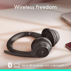Logitech 981-001468 Zone 301 Wireless Bluetooth Headset Graphite