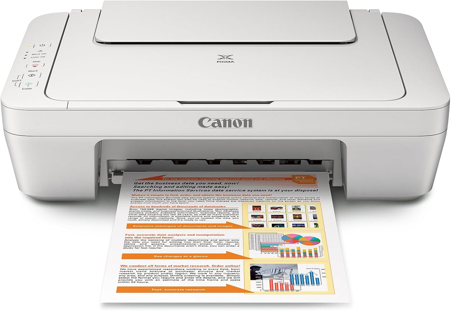 Canon MG2520 Color Photo Printer - Compact Inkjet