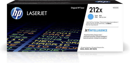 HP W2121X 212X Cyan High-Yield LaserJet Toner