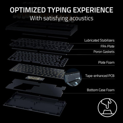 Razer RZ03-05000200 BlackWidow V4 75% Hot-Swappable Keyboard