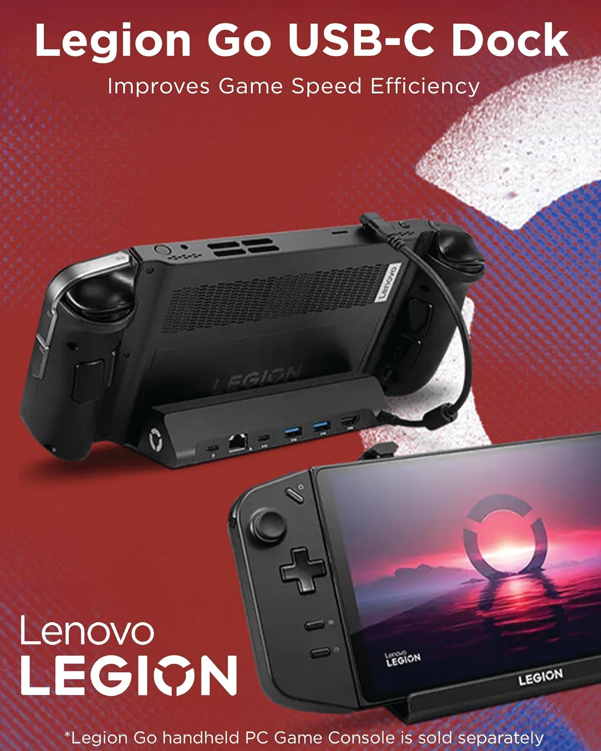 Lenovo GX91P83696 Legion Go USB-C Dock 4K Gaming Hub