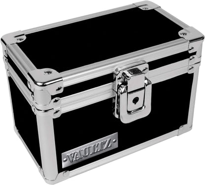 Vaultz VZ01169 Locking Index Card File - 3x5, Black