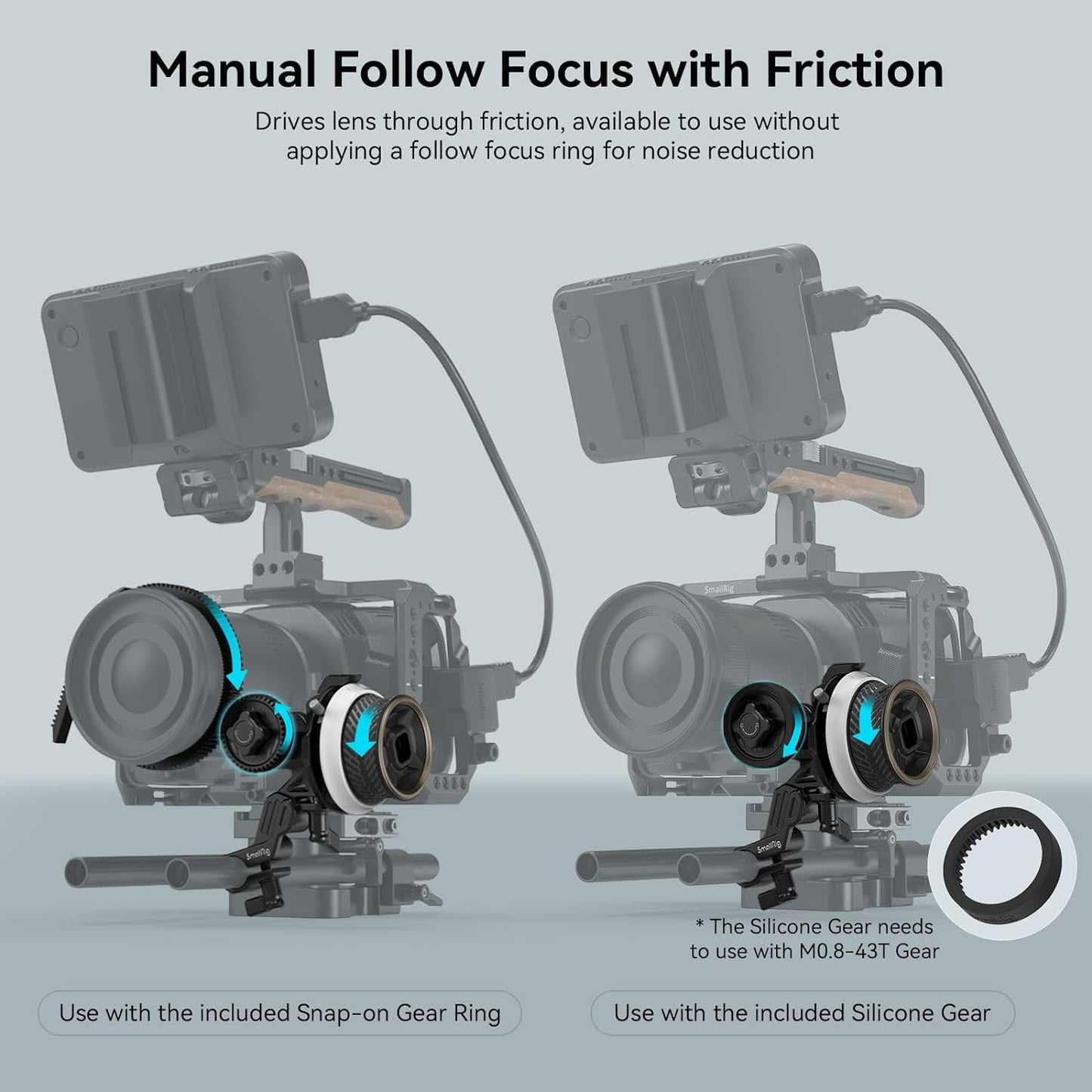 SmallRig 4956 Mini Follow Focus Lens Control