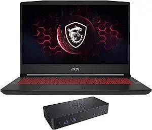 MSI PulseGL6612070-4058-220010 RTX 3060 Gaming Laptop + Dock