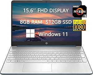 HP 15 ef2729wm Ryzen 5 5500U Laptop with HDMI — main product image