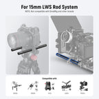 Neewer 10104675 15mm Rods - 8-inch Extension - 2-Pack