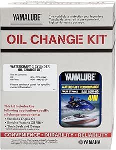 Yamaha 5 Watercraft 3 Cylinder Engine Oil Change Kit — main product image