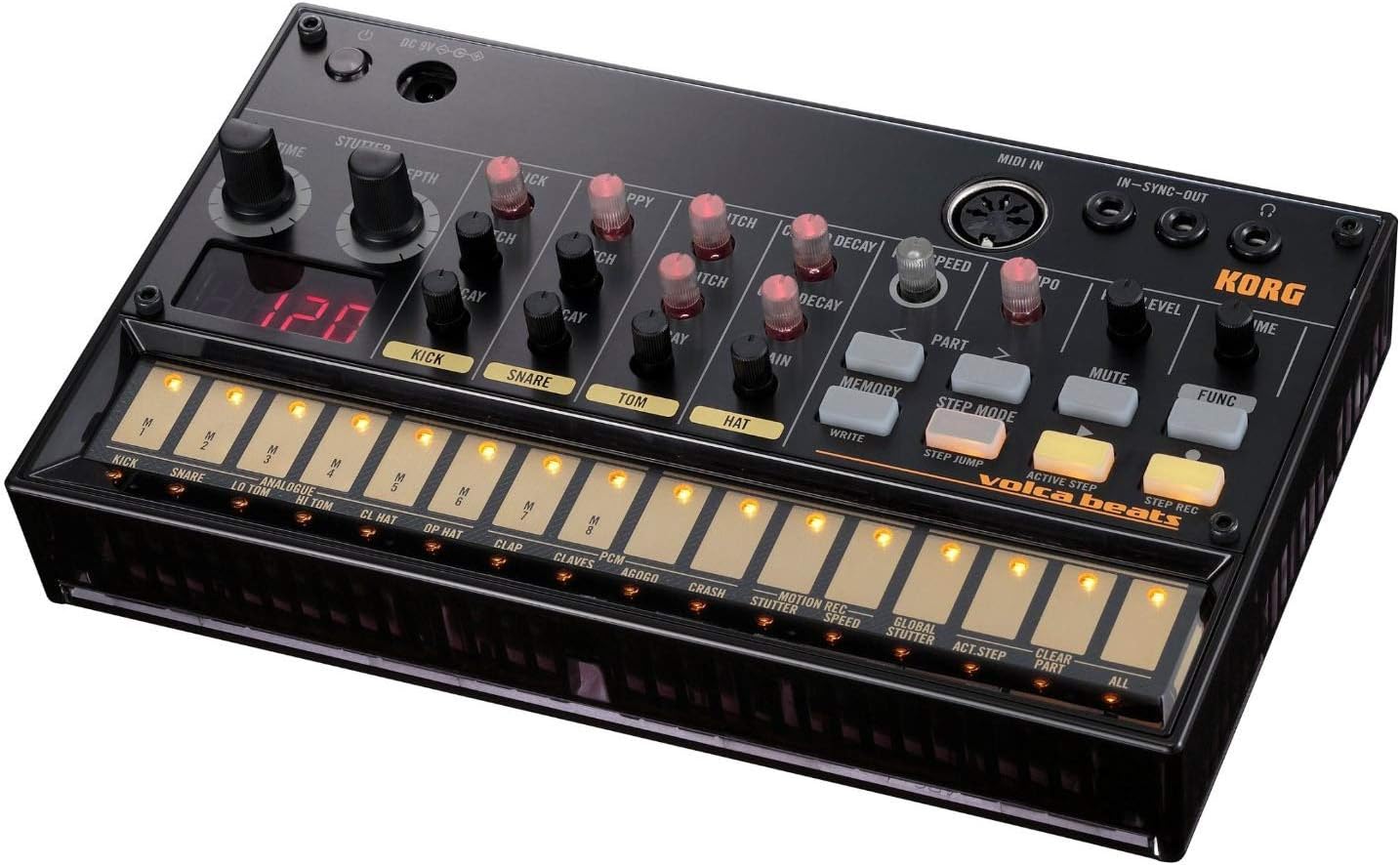 Korg VOLCABEATS Analog Rhythm Machine/Synthesizer