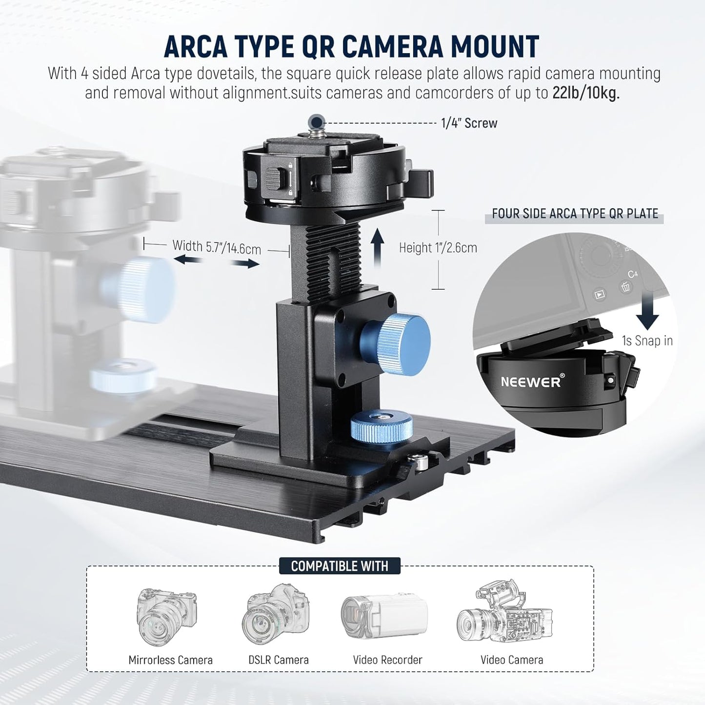 Neewer X12II Teleprompter with Remote & App Control
