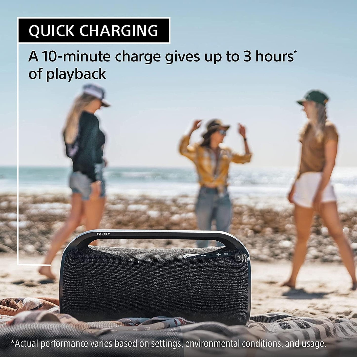 Sony SRS-XG500 X-Series Portable Bluetooth Speaker (Renewed)