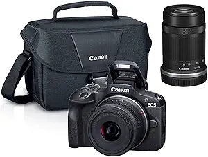Canon EOS R100 Mirrorless Camera 18-45mm 55-210mm Kit — main product image