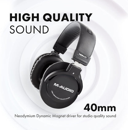 M-Audio HDH40 Over-Ear Studio Monitoring Headphones