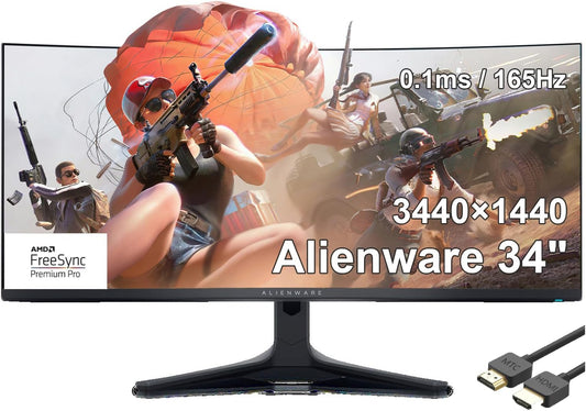 Dell AW3423DWF 34" QD-OLED Curved Gaming Monitor