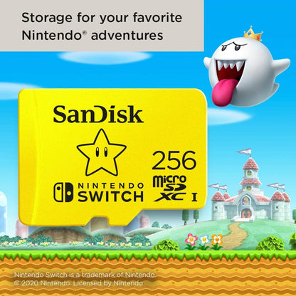 SanDisk SDSQXAO-256G-GNCZN 256GB microSDXC Nintendo Switch Licensed