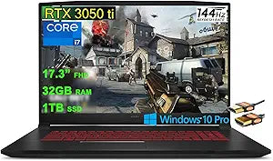 MSI Katana GF76 Gaming Laptop i7 32GB 1TB SSD RTX 3050 Ti