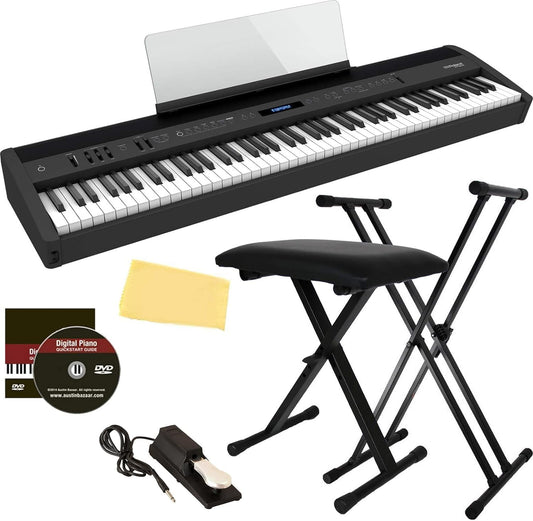 Roland AUS-FP-60X Digital Piano Deluxe Bundle