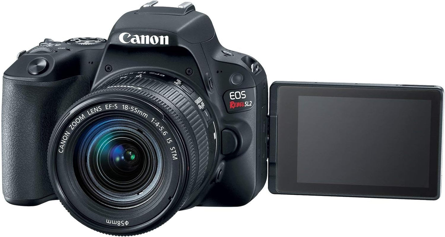 Canon SL2 Rebel DSLR Camera 18-55mm (Renewed)