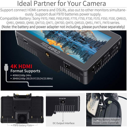 FEELWORLD FT6 FR6 Wireless HDMI Monitor Director Kit