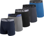 Spyder Mens Boxer Briefs 5 Pack Performance Underwear