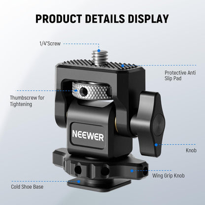 Neewer MA002 Camera Monitor Mount - Swivel/Tilt
