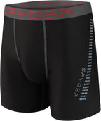Spyder Mens Boxer Briefs: 4-Pack Performance Underwear