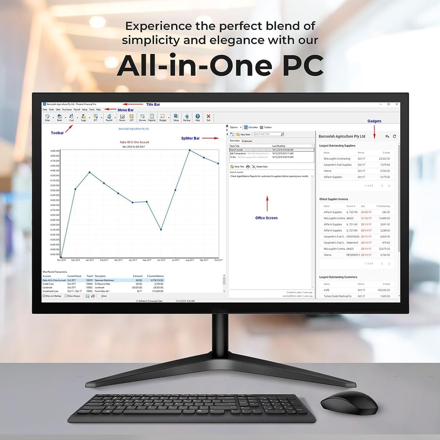 Lenovo M600 Pentium 8GB 256GB SSD All-in-One PC