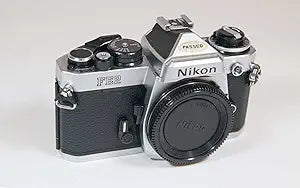 Nikon FE2 Chrome Body 35mm Film SLR Camera — main product image