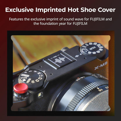SmallRig 4878 FUJIFILM X-M5 Thumb Grip Hot Shoe Cover Black